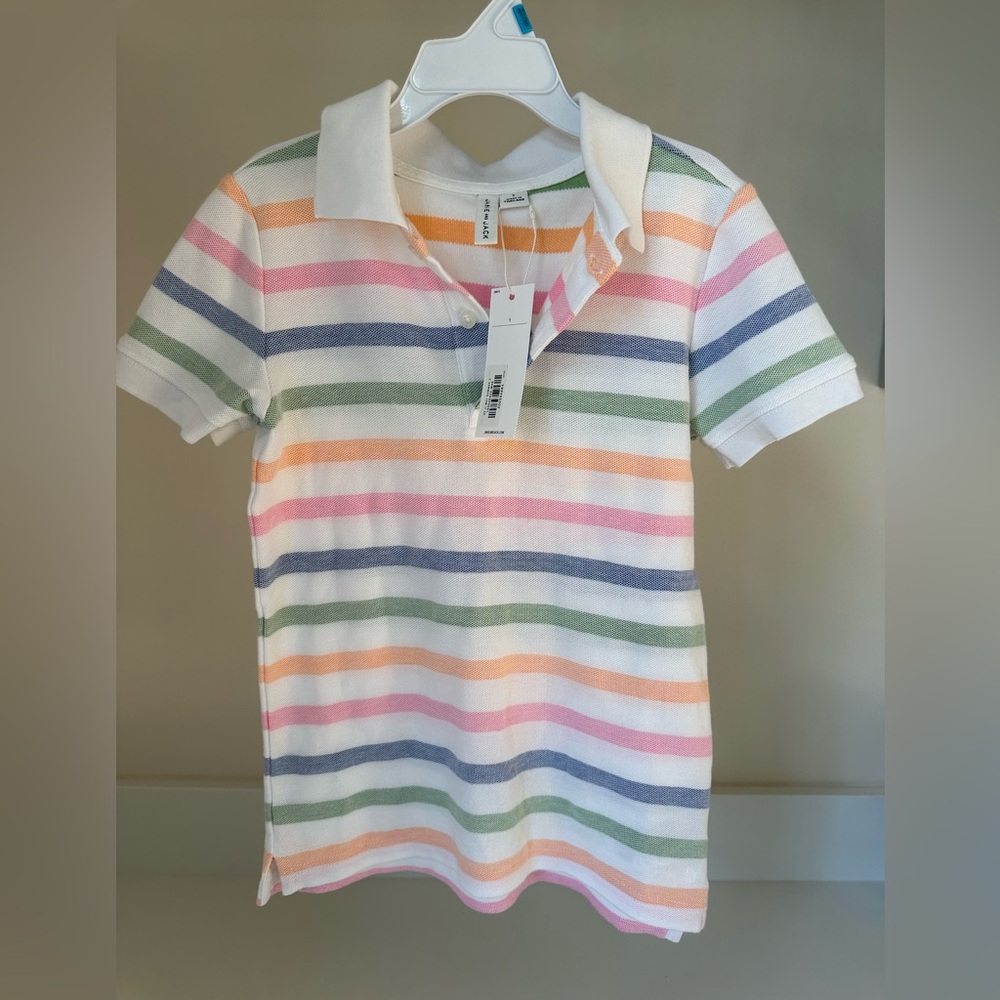 NWT Janie & Jack boys polo size 5